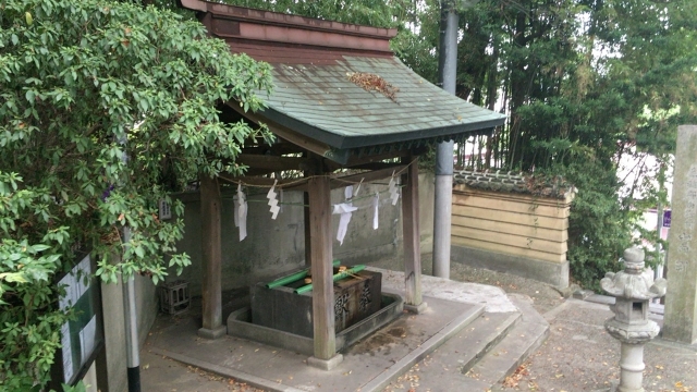 神社の手水舎